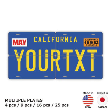 [Multiplate] California 1970's/Original American License Plate