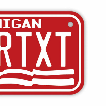 【小・自転車用】ミシガン1976/オリジナルアメリカナンバープレート PL8HERO