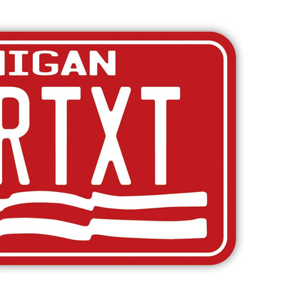 【ラゲッジタグ】ミシガン1976/オリジナルアメリカナンバープレート型・おしゃれ ・紛失防止タグ PL8HERO