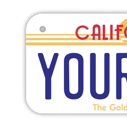 【小・自転車用】カリフォルニア1980's/オリジナルアメリカナンバープレート PL8HERO