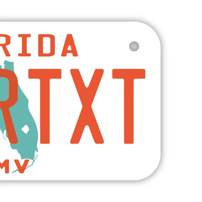 【小・自転車用】フロリダ1980's/オリジナルアメリカナンバープレート PL8HERO