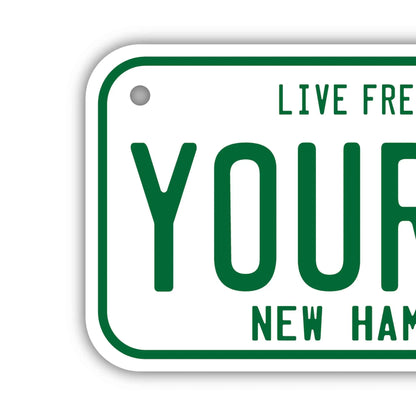 【小・自転車用】ニューハンプシャー1980s/オリジナルアメリカナンバープレート PL8HERO