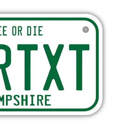 【小・自転車用】ニューハンプシャー1980s/オリジナルアメリカナンバープレート PL8HERO