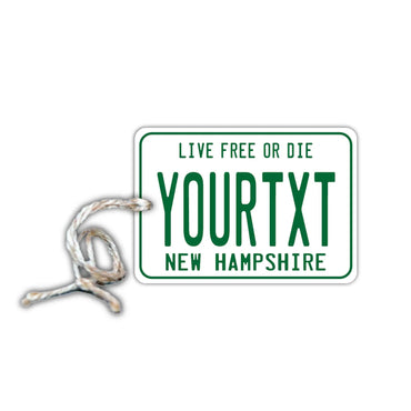 [Mirror Tag] New Hampshire / Original American License Plate Type Air Freshener