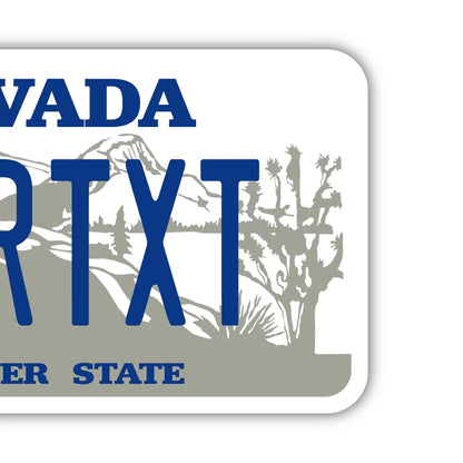 【ラゲッジタグ】ネバダ1980s/オリジナルアメリカナンバープレート型・おしゃれ ・紛失防止タグ PL8HERO