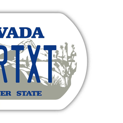 【ドッグタグ】ネバダ1980s/オリジナルアメリカナンバープレート型 キーホルダー PL8HERO