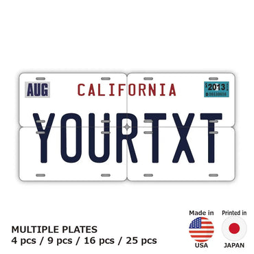 [Multi Plate] California 1990's/Original American License Plate