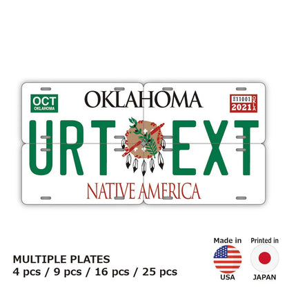 【マルチプレート】オクラホマ1994/オリジナルアメリカナンバープレート PL8HERO