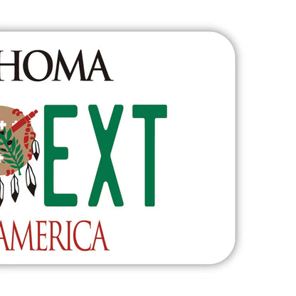 【ラゲッジタグ】オクラホマ1994/オリジナルアメリカナンバープレート型・おしゃれ ・紛失防止タグ PL8HERO