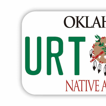 【ステッカー】オクラホマ1994/オリジナルアメリカナンバープレート型・耐水・耐候・屋外OK PL8HERO