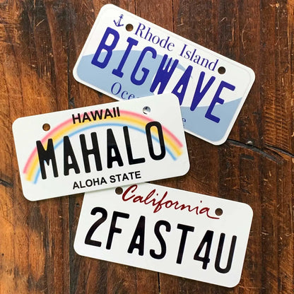 【小・自転車用】フロリダ2000's/オリジナルアメリカナンバープレート PL8HERO