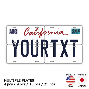 [Multi Plate] California 2000's / Original American License Plate