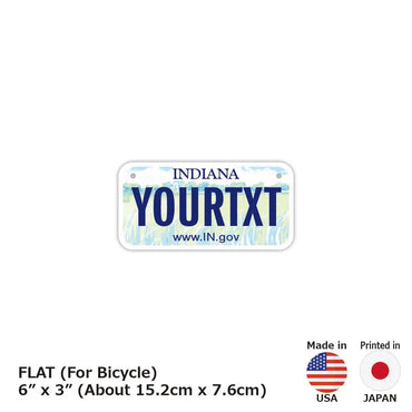 [For small bicycles] Indiana 2003 / Original American license plate