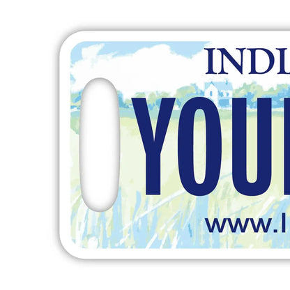 【ラゲッジタグ】インディアナ2003/オリジナルアメリカナンバープレート型・おしゃれ ・紛失防止タグ PL8HERO