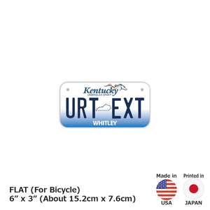 【小・自転車用】ケンタッキー2005/オリジナルアメリカナンバープレート PL8HERO