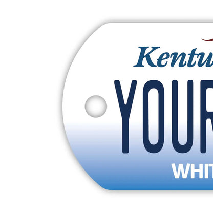 【犬用迷子札・ドッグタグ】ケンタッキー2005/オリジナルアメリカナンバープレート型 キーホルダー PL8HERO