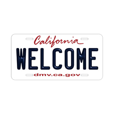 [Large/US Car] Christmas Red/American Embossed License Plate Fashionable Nameplate Sign