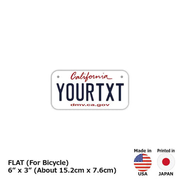 [For small bicycles] California 2011 / Original American license plate