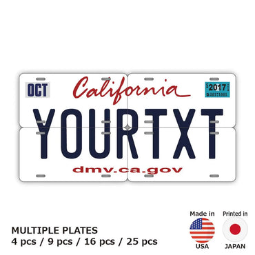 [Multi Plate] California 2011 / Original American License Plate