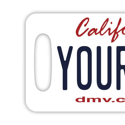 【ラゲッジタグ】カリフォルニア2011/オリジナルアメリカナンバープレート型・おしゃれ ・紛失防止タグ PL8HERO