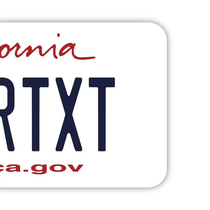 【ラゲッジタグ】カリフォルニア2011/オリジナルアメリカナンバープレート型・おしゃれ ・紛失防止タグ PL8HERO