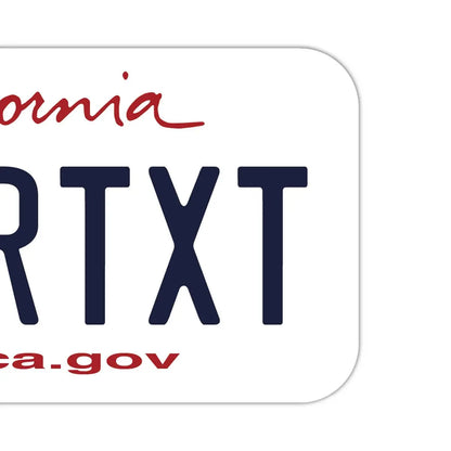 【ステッカー】カリフォルニア2011/オリジナルアメリカナンバープレート型・耐水・耐候・屋外OK PL8HERO