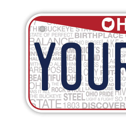 【小・自転車用】オハイオ2013/オリジナルアメリカナンバープレート PL8HERO