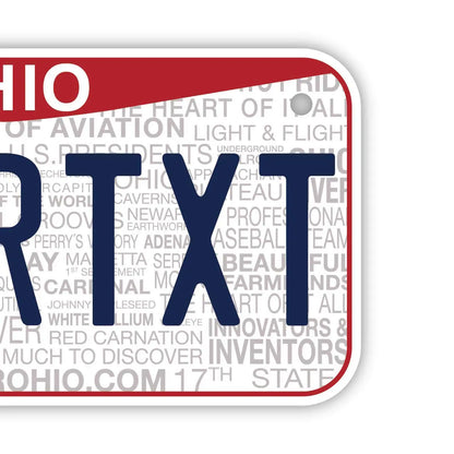 【小・自転車用】オハイオ2013/オリジナルアメリカナンバープレート PL8HERO