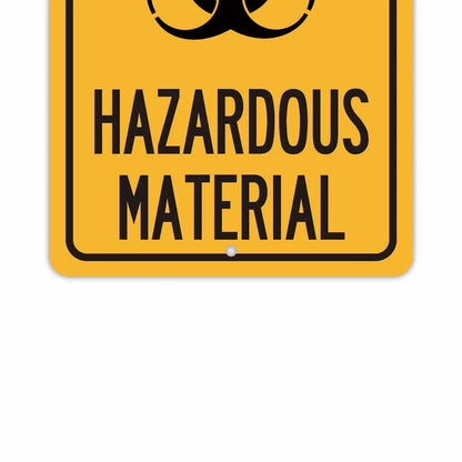 【長方形看板】バイオハザード・危険物注意/アメリカ製オリジナル看板(約20x30cm) PL8HERO