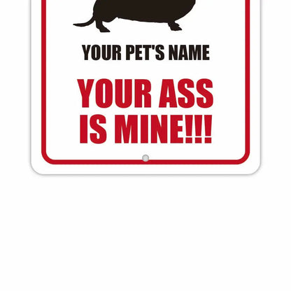 【長方形看板】番犬・猛犬注意・猛猫・番猫・ガードドッグ・キャット/アメリカ製オリジナル看板(約20x30cm) PL8HERO