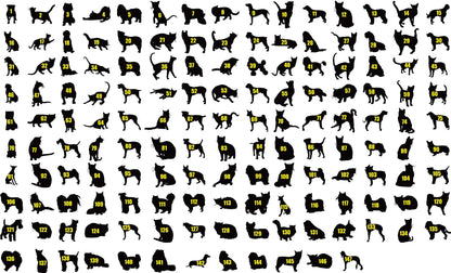 【長方形看板】番犬・猛犬注意・猛猫・番猫・ガードドッグ・キャット/アメリカ製オリジナル看板(約20x30cm) PL8HERO