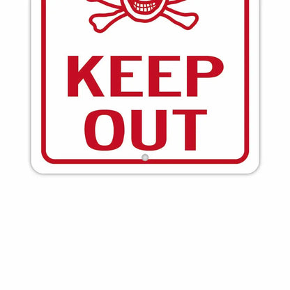 【長方形看板】危険！立入禁止/アメリカ製オリジナル看板(約20x30cm) PL8HERO