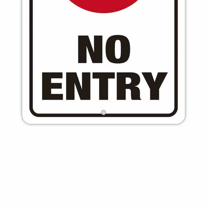 【長方形看板】進入禁止/アメリカ製オリジナル看板(約20x30cm) PL8HERO
