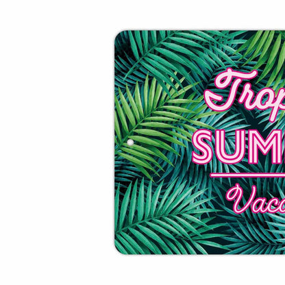 【長方形看板】トロピカル/アメリカ製オリジナル看板(約20x30cm) PL8HERO