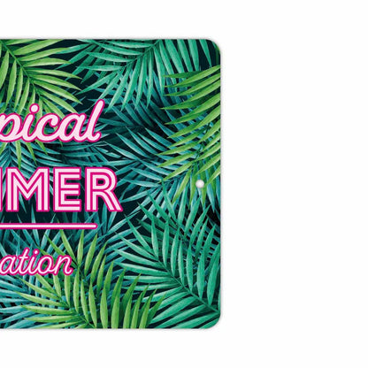 【長方形看板】トロピカル/アメリカ製オリジナル看板(約20x30cm) PL8HERO