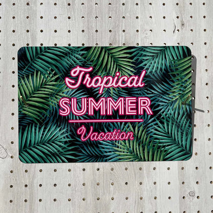 【長方形看板】トロピカル/アメリカ製オリジナル看板(約20x30cm) PL8HERO