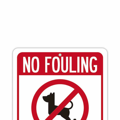 【長方形看板】ペットマナー（糞尿被害）/アメリカ製オリジナル看板(約20x30cm) PL8HERO