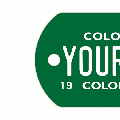 【ドッグタグ】コロラド51/オリジナルアメリカナンバープレート型 キーホルダー PL8HERO