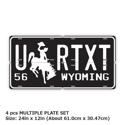 【マルチプレート】ワイオミング56/オリジナルアメリカナンバープレート PL8HERO