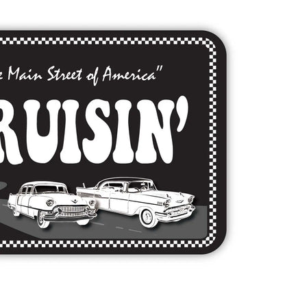 【ラゲッジタグ】ルート66・ブラック/オリジナルアメリカナンバープレート型・おしゃれ ・紛失防止タグ PL8HERO