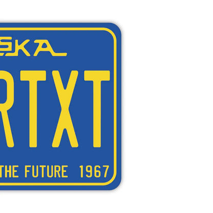 【ミラータグ】アラスカ67/オリジナルアメリカナンバープレート型エアフレッシュナー PL8HERO