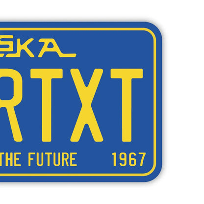 【ラゲッジタグ】アラスカ67/オリジナルアメリカナンバープレート型・おしゃれ ・紛失防止タグ PL8HERO