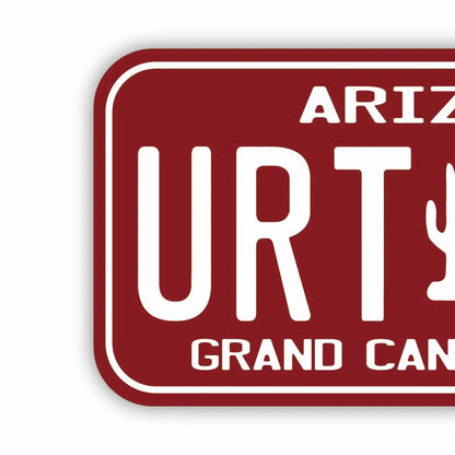 【ステッカー】アリゾナ80/オリジナルアメリカナンバープレート型・耐水・耐候・屋外OK PL8HERO