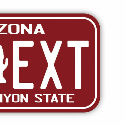 【ステッカー】アリゾナ80/オリジナルアメリカナンバープレート型・耐水・耐候・屋外OK PL8HERO