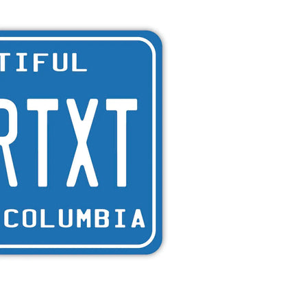 【ミラータグ】ブリティッシュコロンビア80s/オリジナルアメリカナンバープレート型エアフレッシュナー PL8HERO