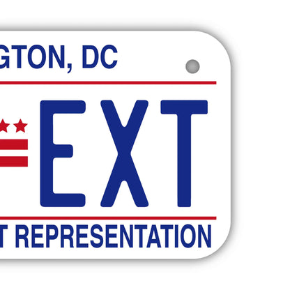 【小・自転車用】ワシントンDC/オリジナルアメリカナンバープレート PL8HERO