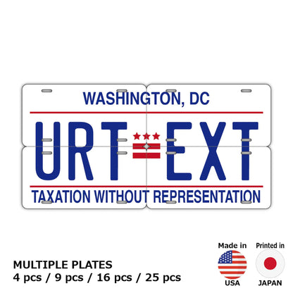 【マルチプレート】ワシントンDC/オリジナルアメリカナンバープレート PL8HERO