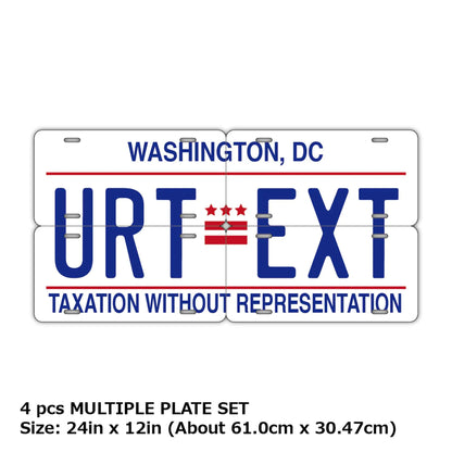 【マルチプレート】ワシントンDC/オリジナルアメリカナンバープレート PL8HERO