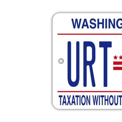 【ミラータグ】ワシントンDC/オリジナルアメリカナンバープレート型エアフレッシュナー PL8HERO