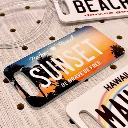 【ラゲッジタグ】ワシントンDC/オリジナルアメリカナンバープレート型・おしゃれ ・紛失防止タグ PL8HERO